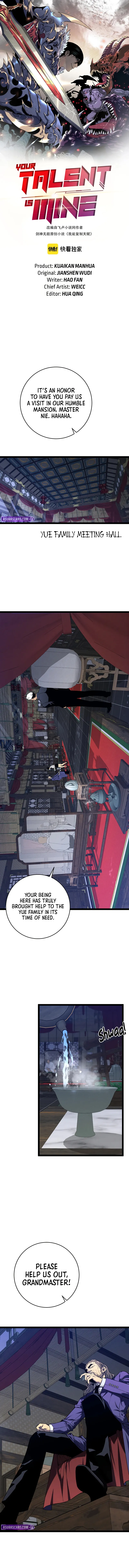 Read Your Talent is Mine (en) Manga Online