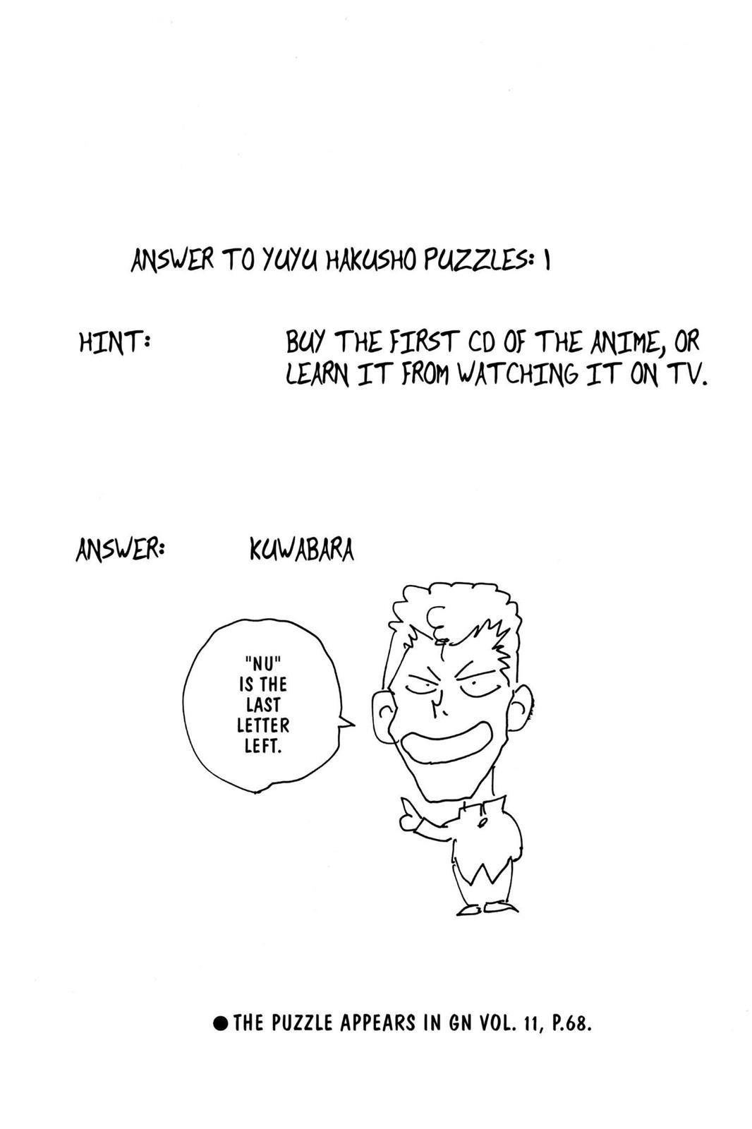 Read Yu Yu Hakusho (en) Manga Online
