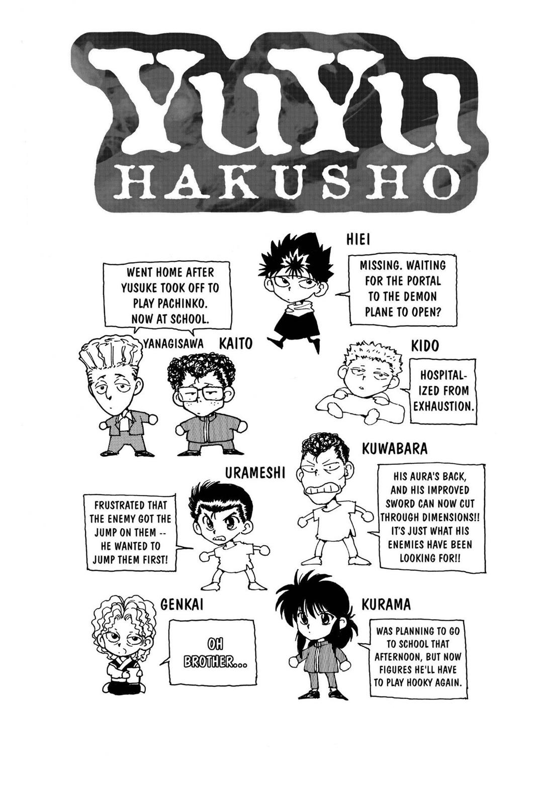 Read Yu Yu Hakusho (en) Manga Online