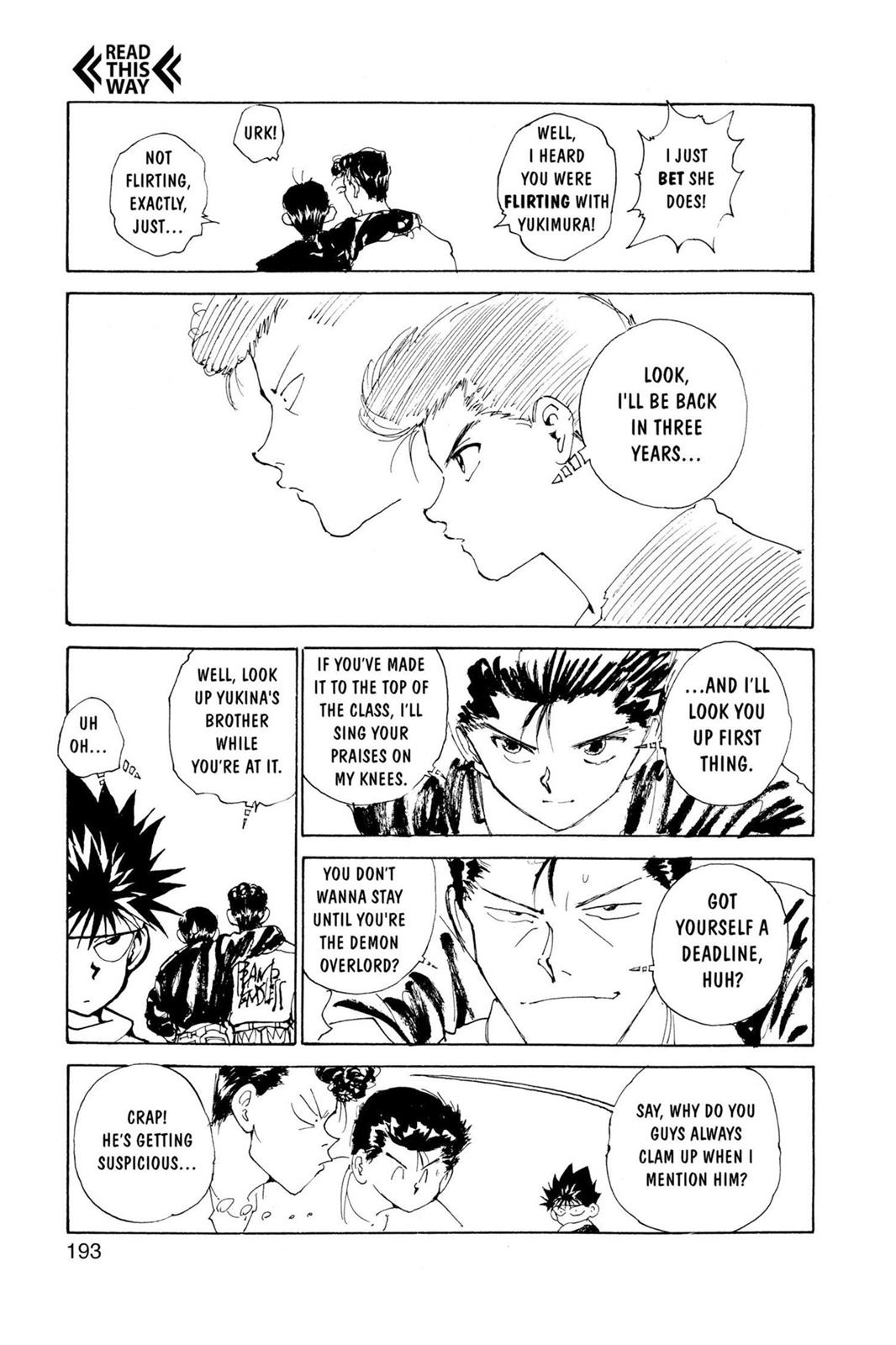 Read Yu Yu Hakusho (en) Manga Online