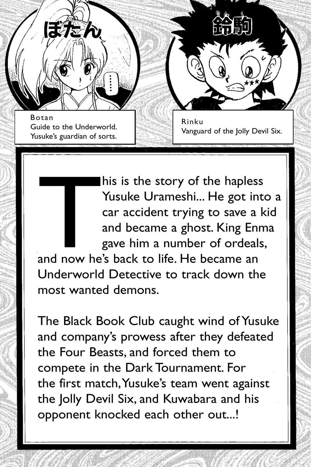 Read Yu Yu Hakusho (en) Manga Online