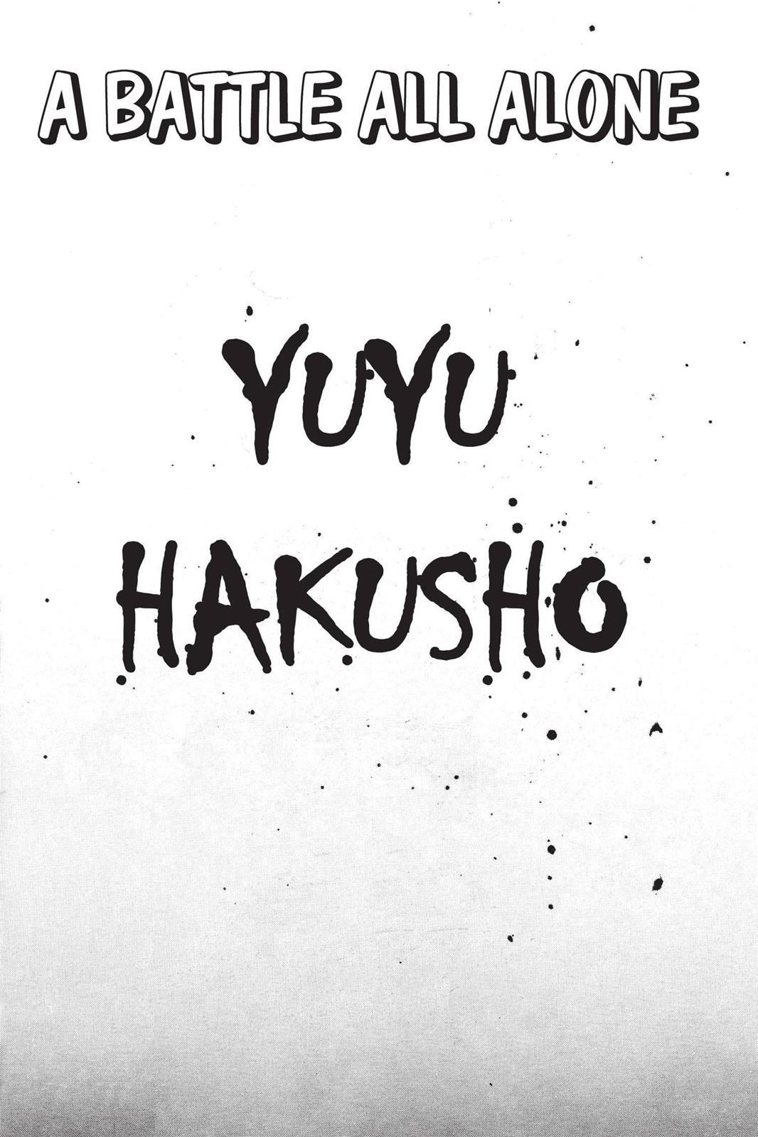 Read Yu Yu Hakusho (en) Manga Online