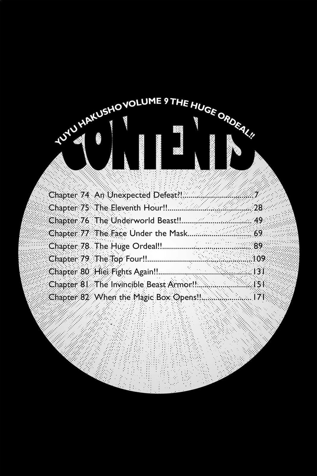 Read Yu Yu Hakusho (en) Manga Online