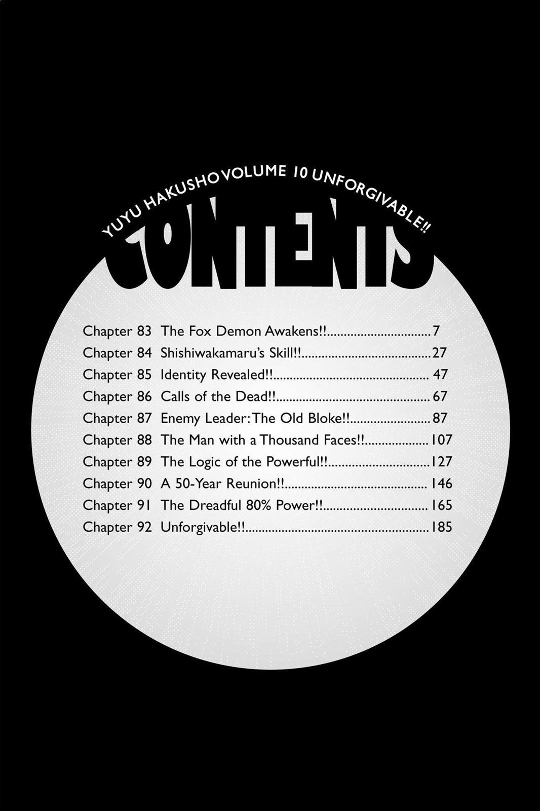 Read Yu Yu Hakusho (en) Manga Online