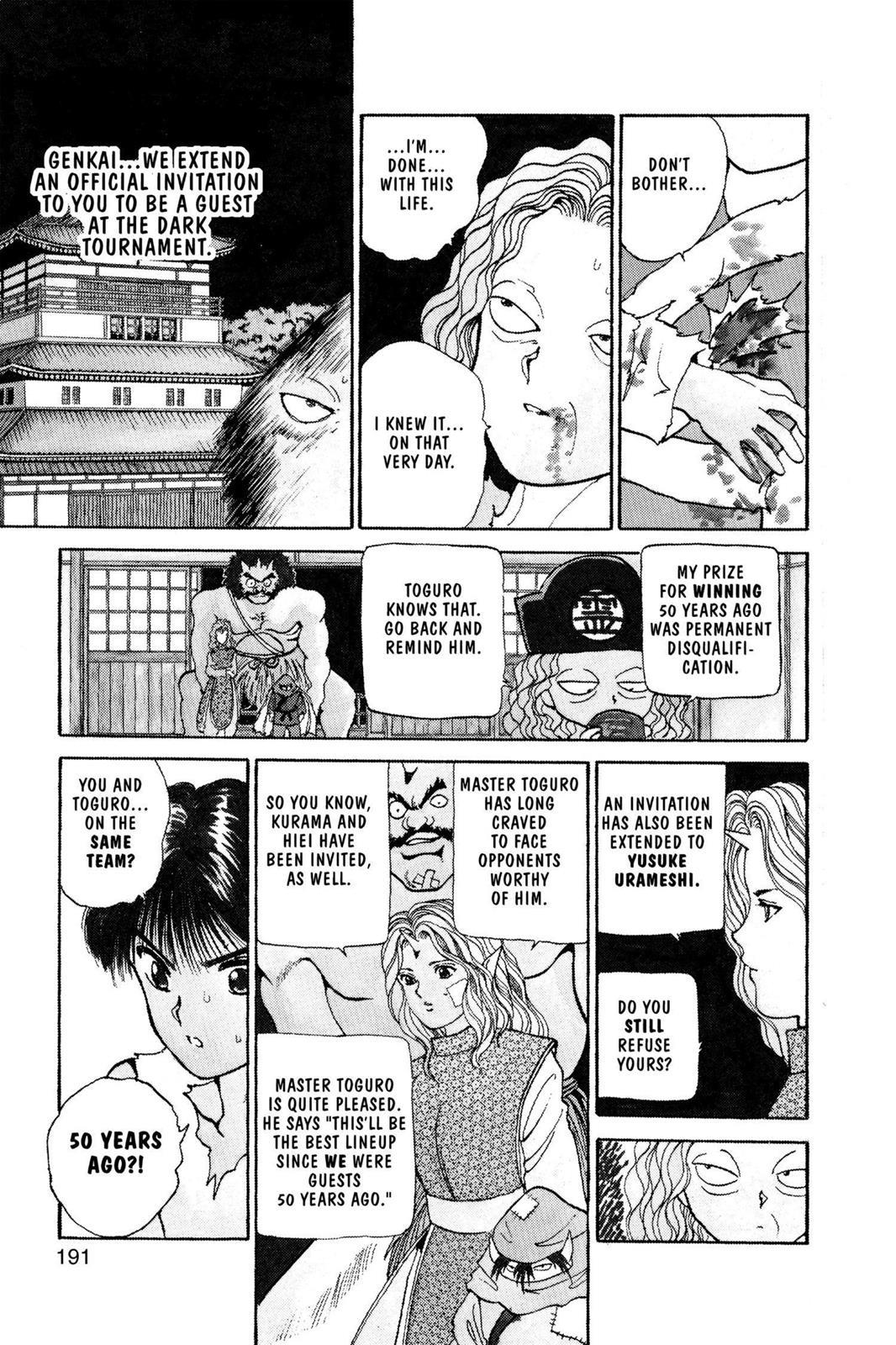 Read Yu Yu Hakusho (en) Manga Online