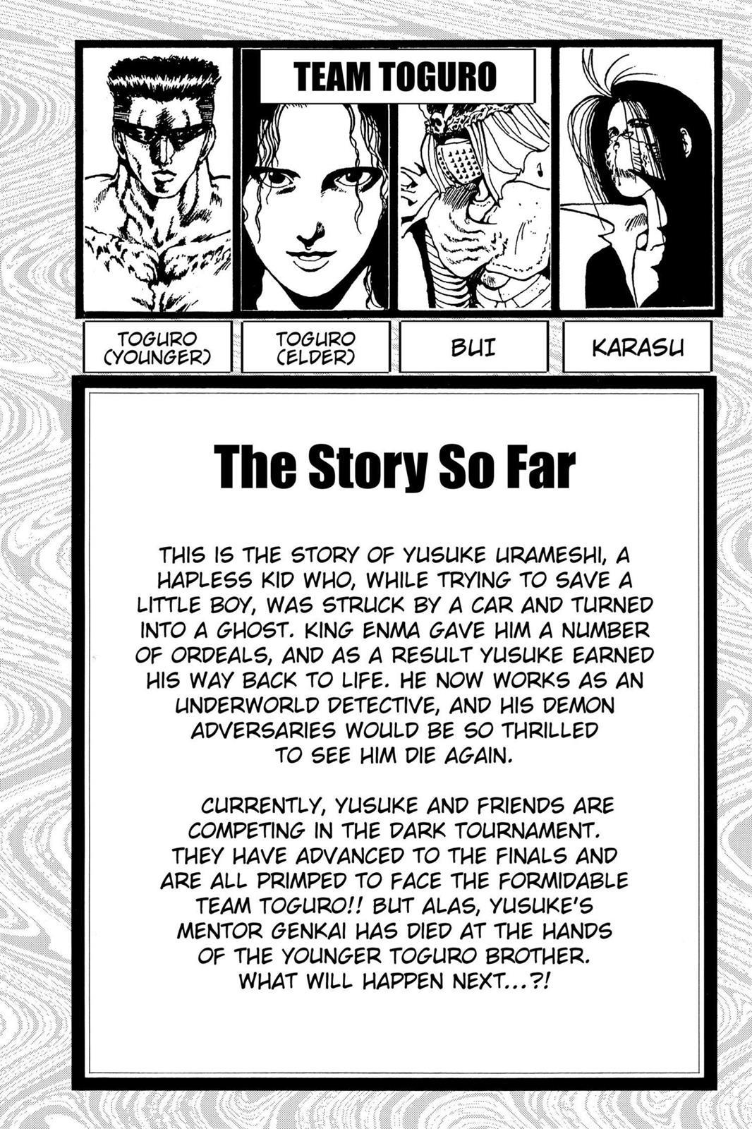 Read Yu Yu Hakusho (en) Manga Online