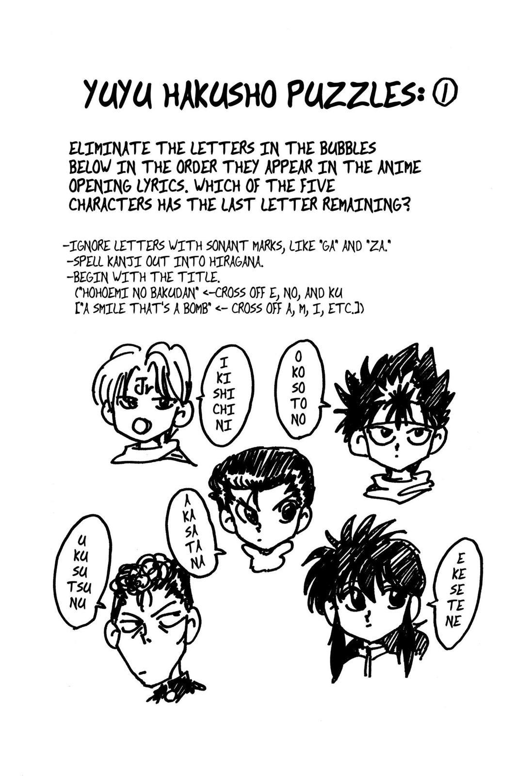 Read Yu Yu Hakusho (en) Manga Online