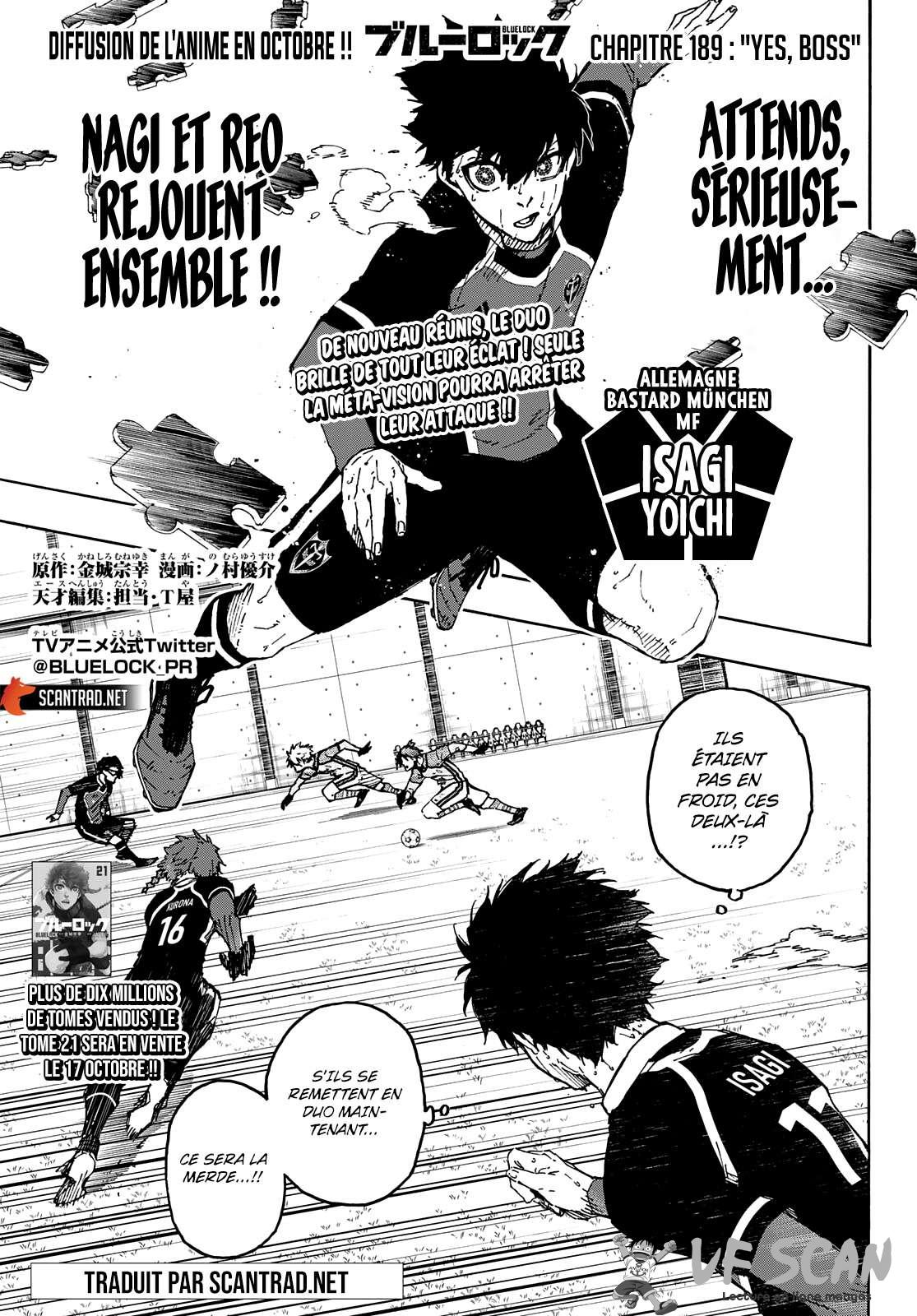 Read Blue Lock  fr Manga Online