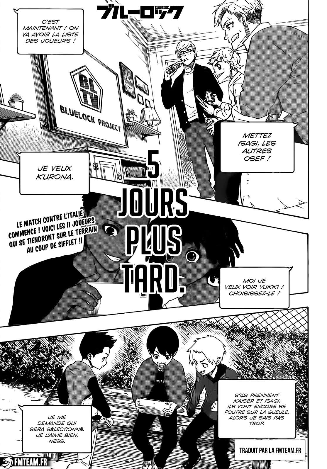 Read Blue Lock  fr Manga Online