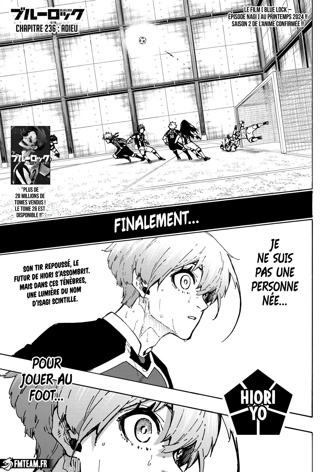 Read Blue Lock  fr Manga Online