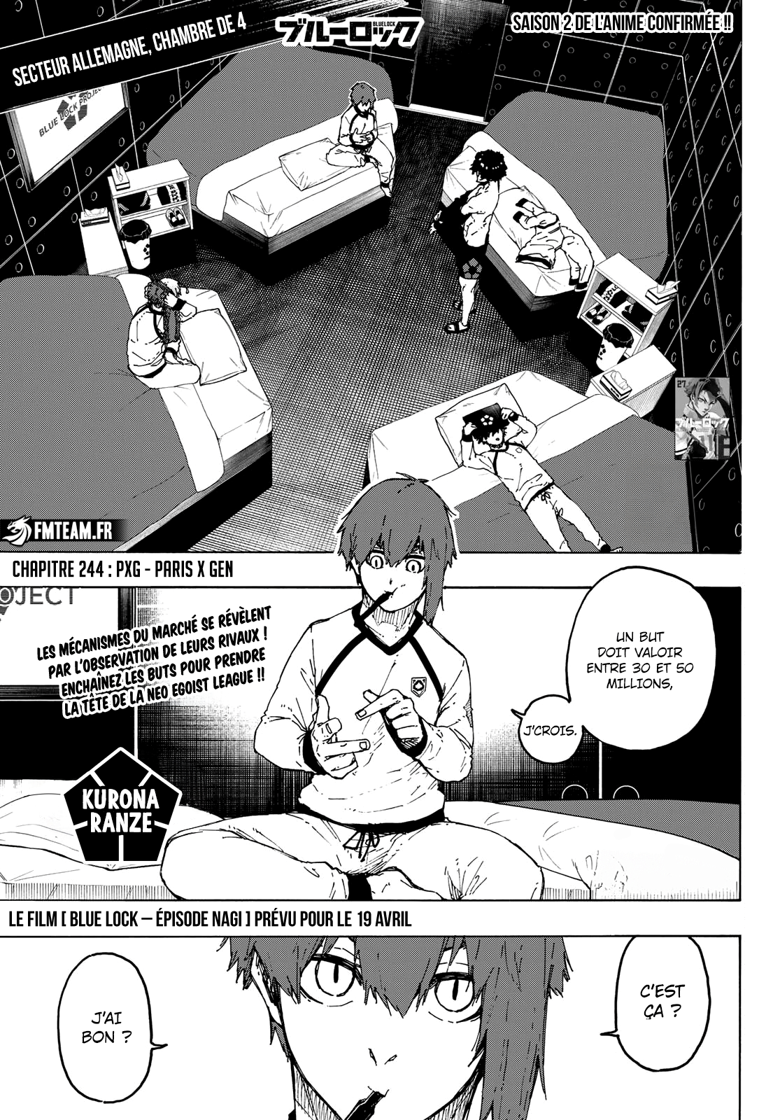 Read Blue Lock  fr Manga Online