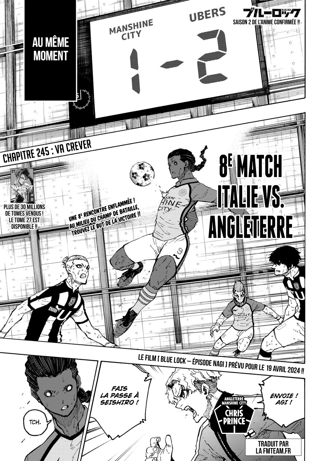 Read Blue Lock  fr Manga Online