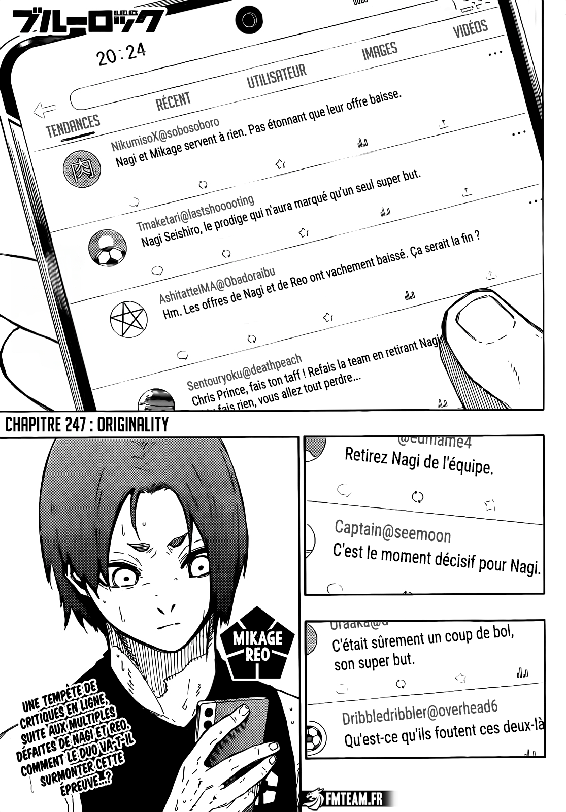 Read Blue Lock  fr Manga Online