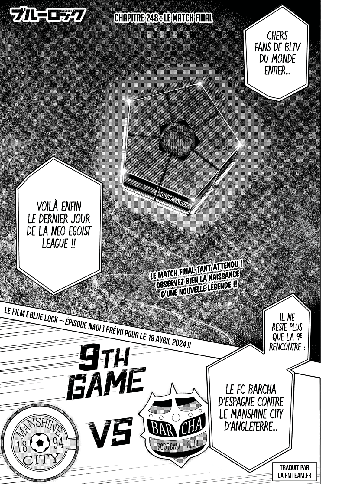 Read Blue Lock  fr Manga Online