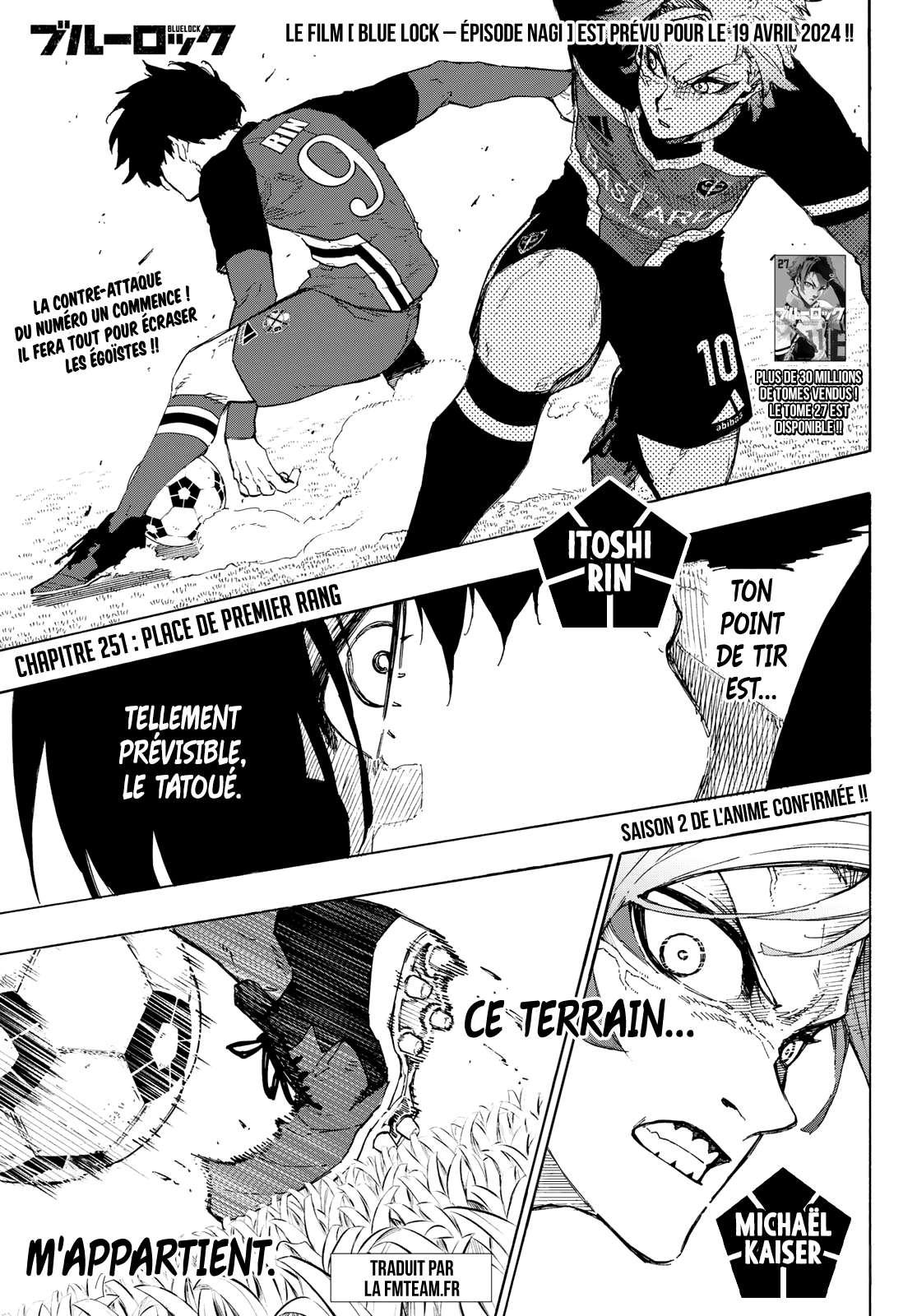 Read Blue Lock  fr Manga Online