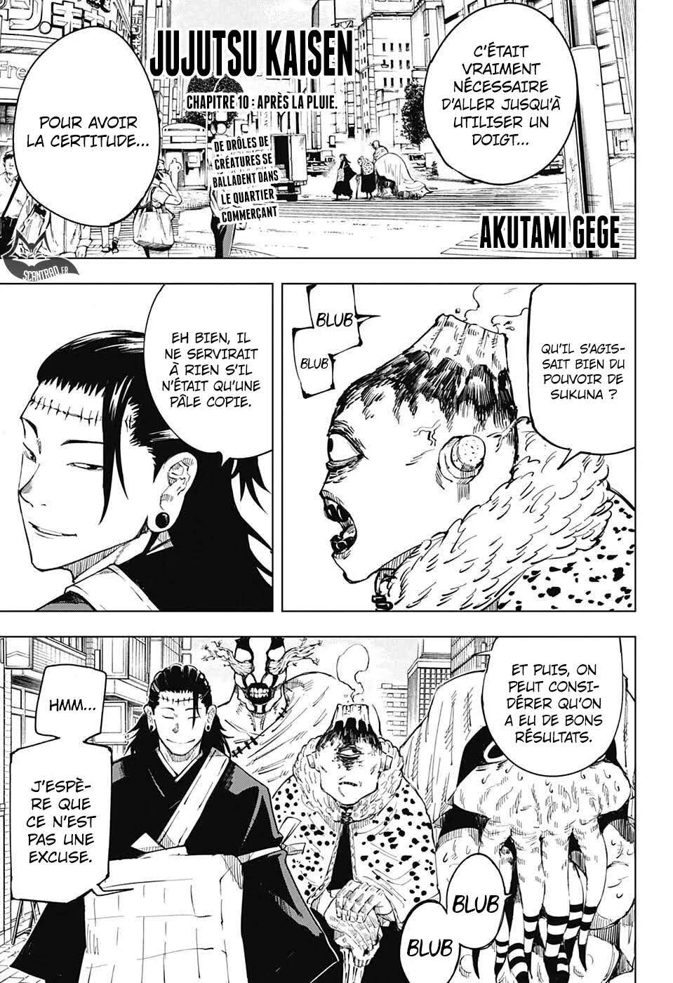 Read Jujutsu Kaisen (fr) Manga Online