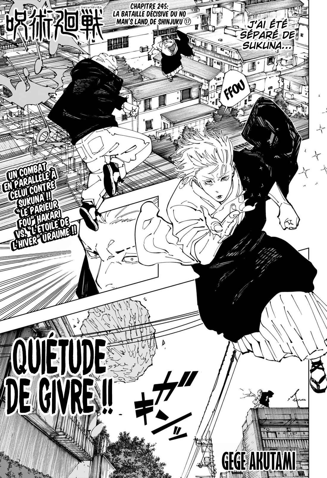 Read Jujutsu Kaisen (fr) Manga Online