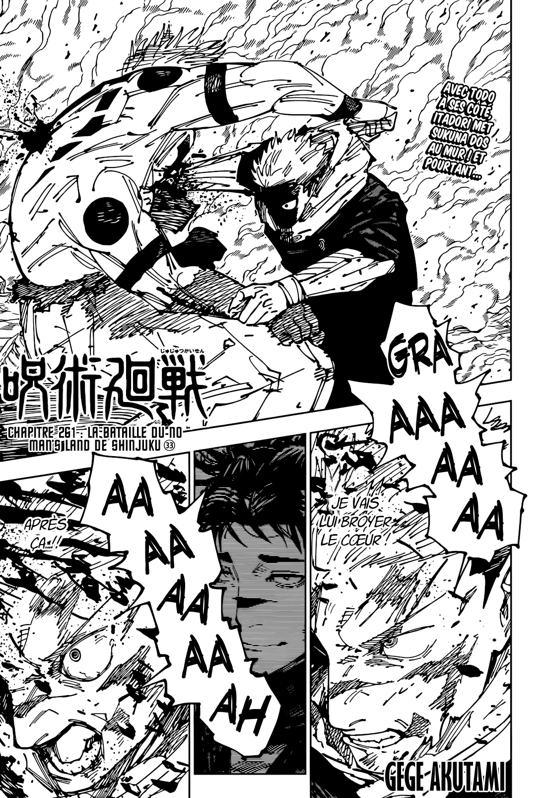 Read Jujutsu Kaisen (fr) Manga Online