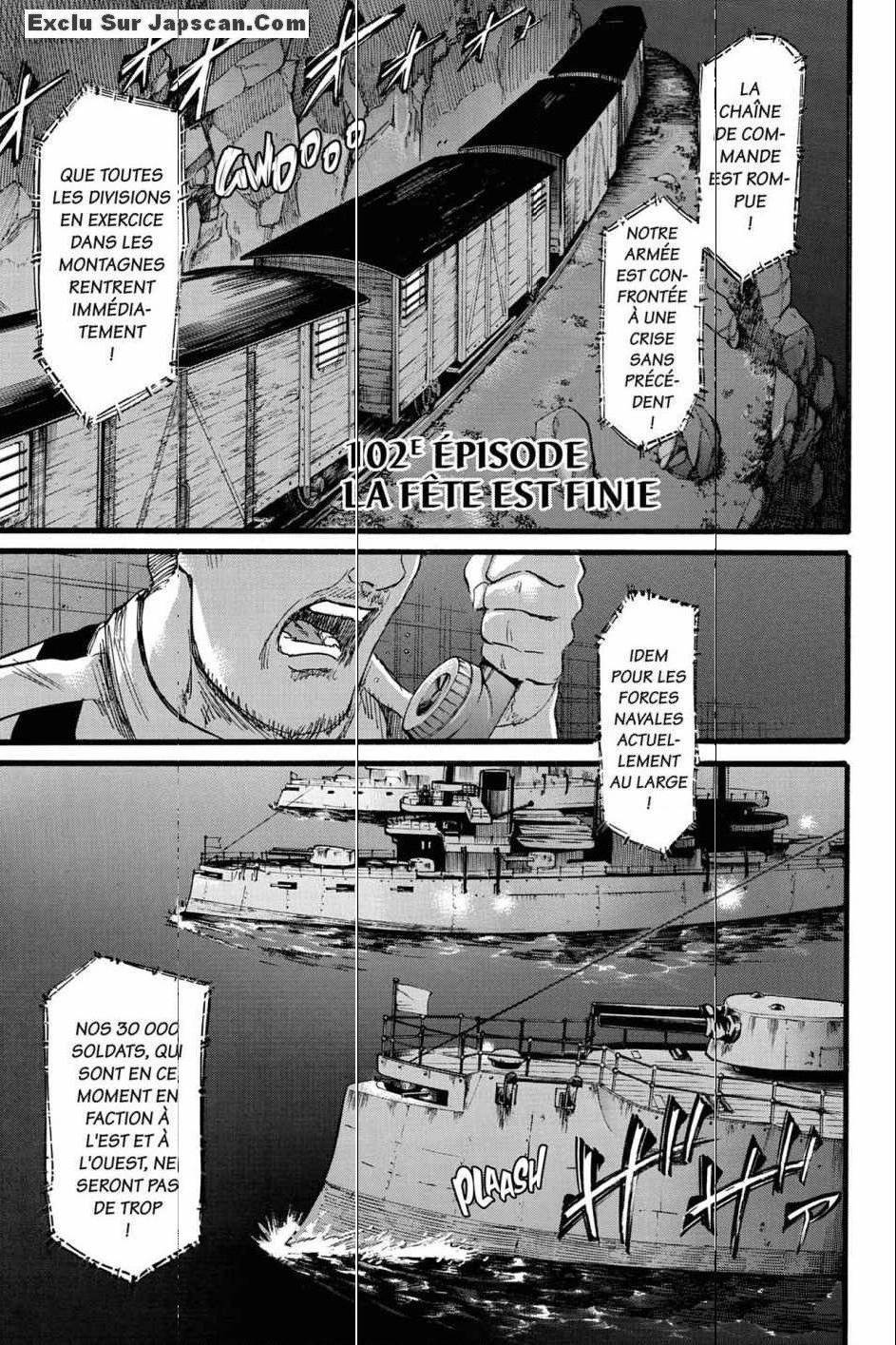 Read Shingeki no Kyojin (fr) Manga Online