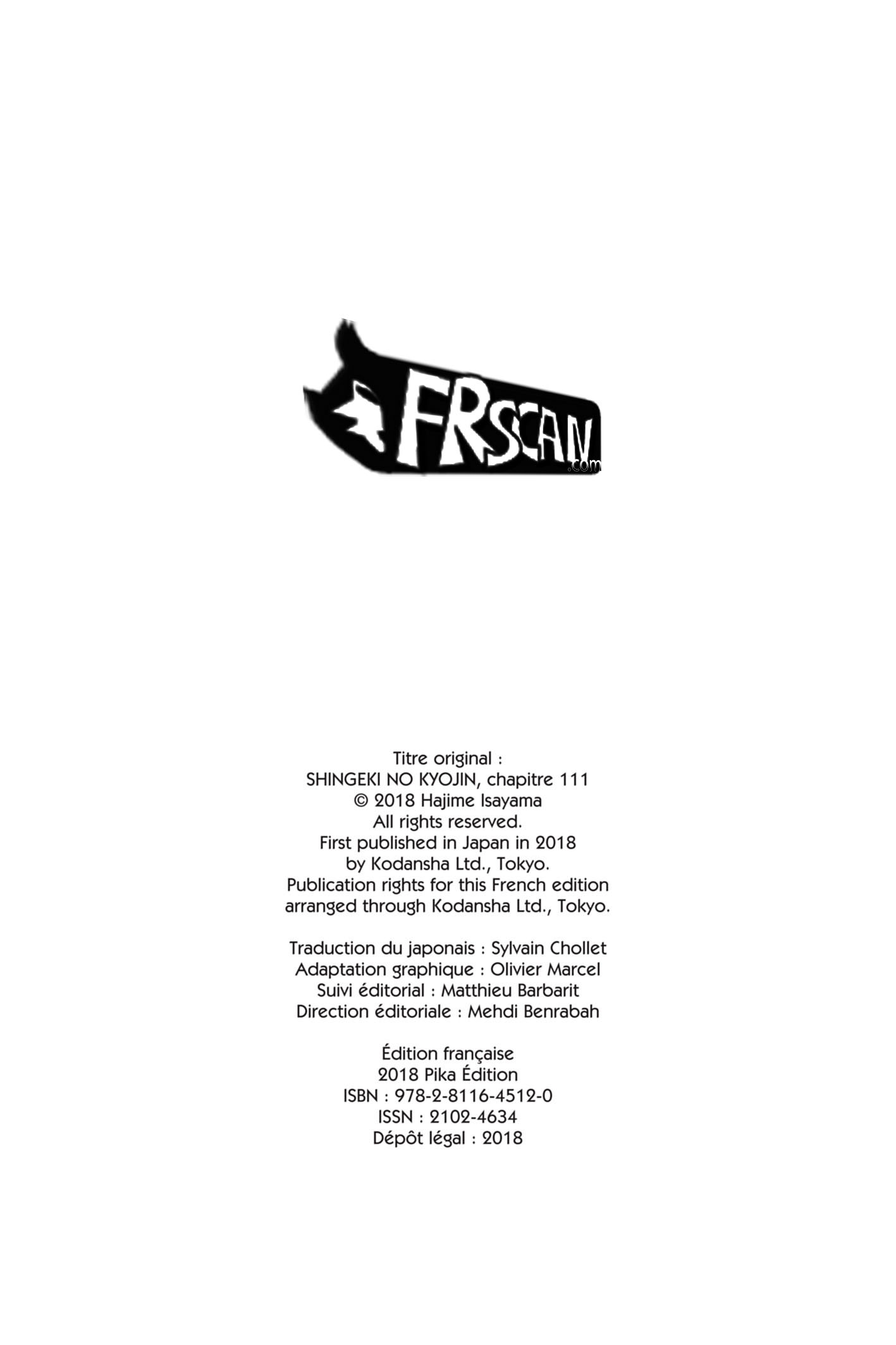 Read Shingeki no Kyojin (fr) Manga Online