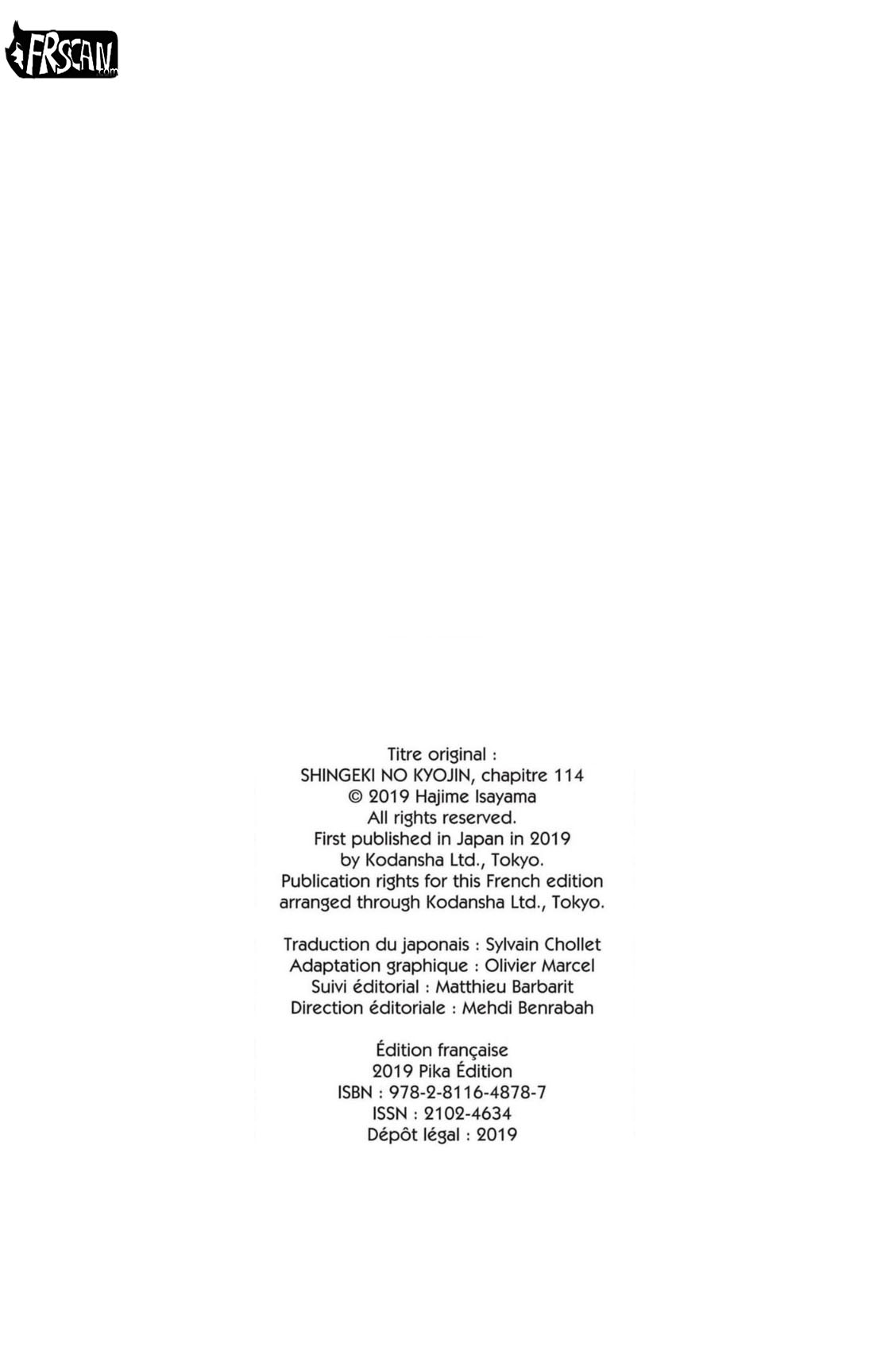 Read Shingeki no Kyojin (fr) Manga Online