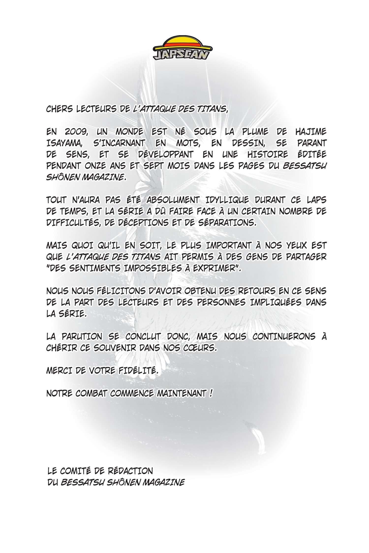 Read Shingeki no Kyojin (fr) Manga Online