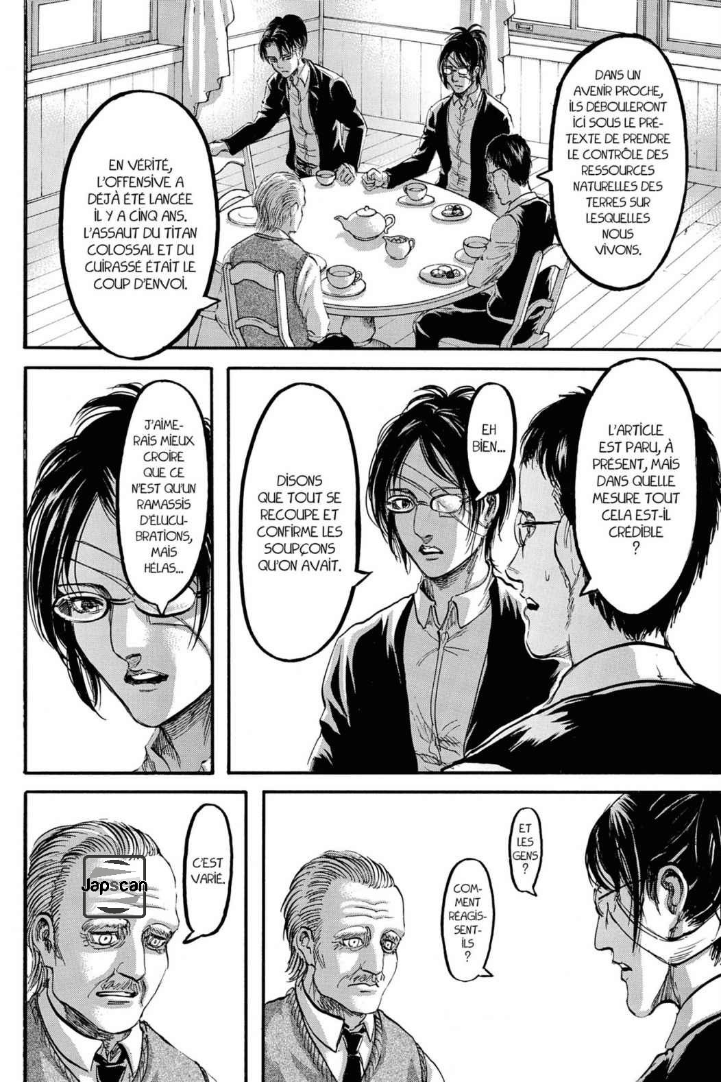 Read Shingeki no Kyojin (fr) Manga Online