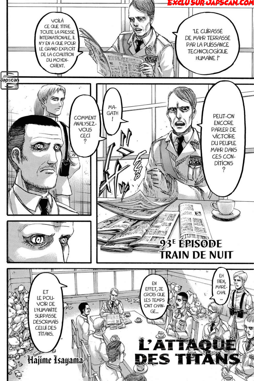 Read Shingeki no Kyojin (fr) Manga Online
