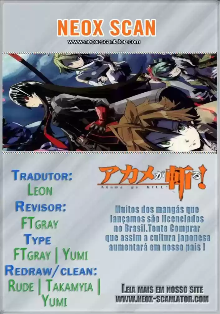 Read Akame ga Kill (pt) Manga Online