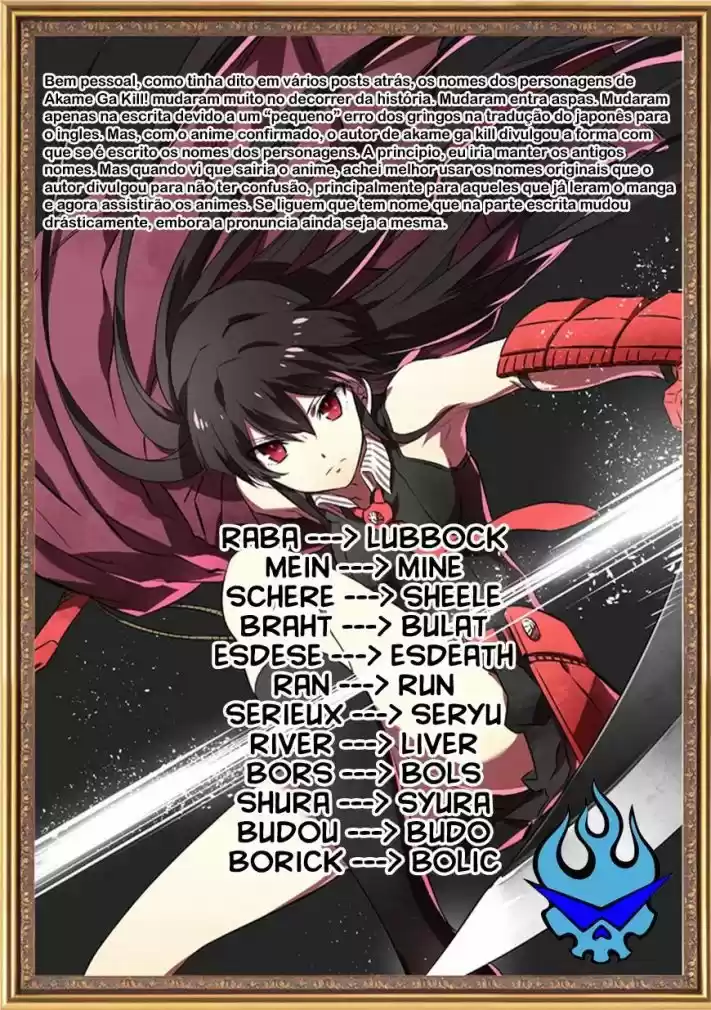 Read Akame ga Kill (pt) Manga Online