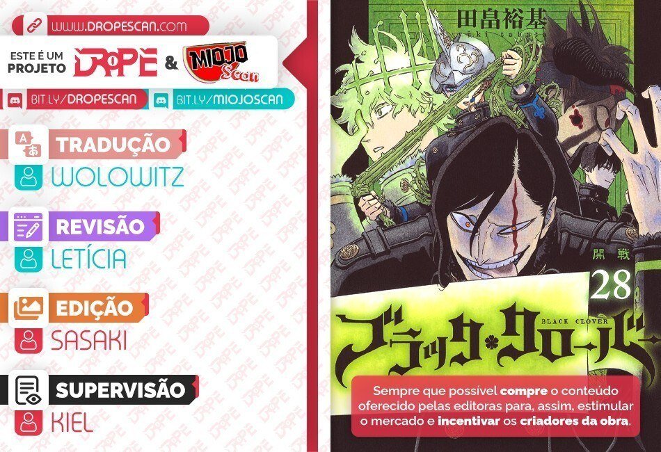 Read Black Clover (pt) Manga Online
