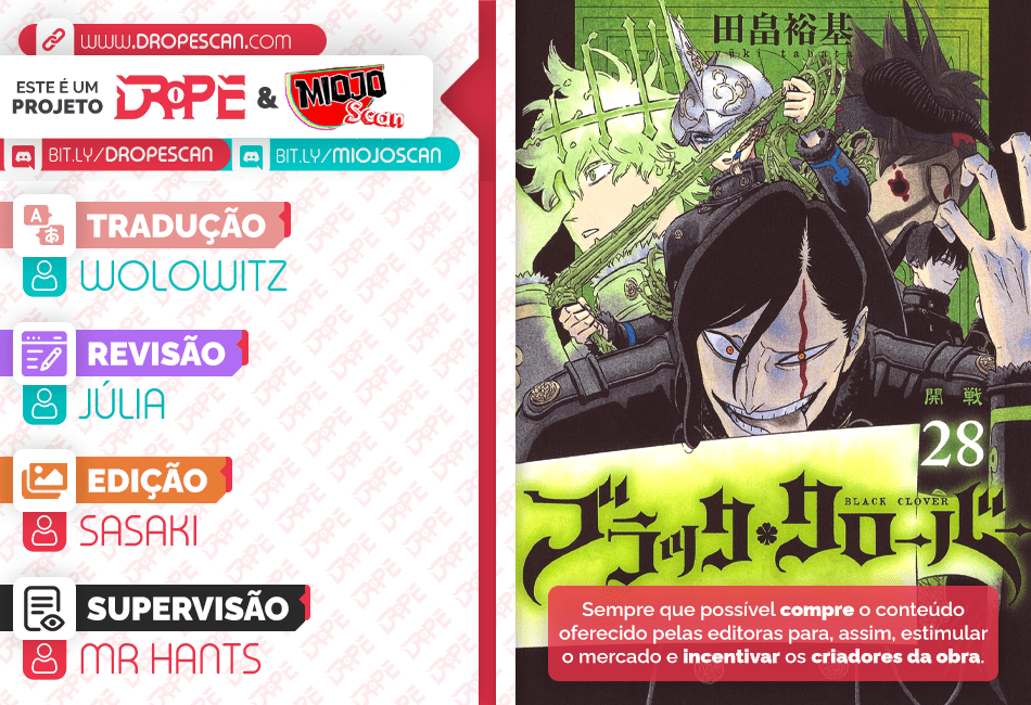Read Black Clover (pt) Manga Online