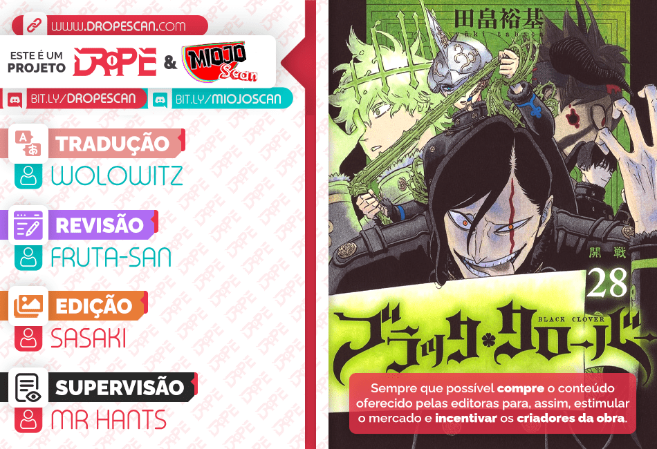Read Black Clover (pt) Manga Online