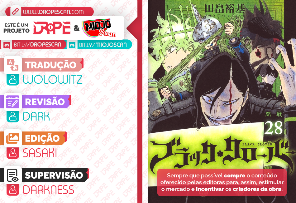 Read Black Clover (pt) Manga Online