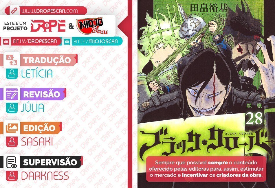 Read Black Clover (pt) Manga Online