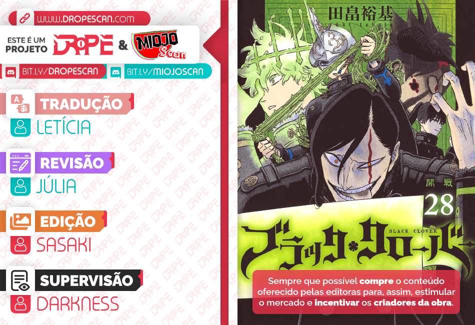 Read Black Clover (pt) Manga Online