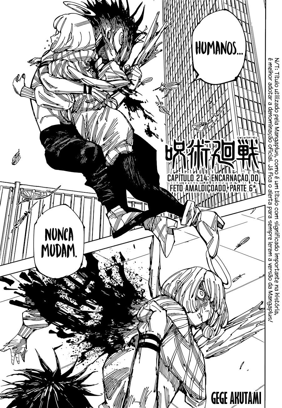 Read Jujutsu Kaisen (pt) Manga Online