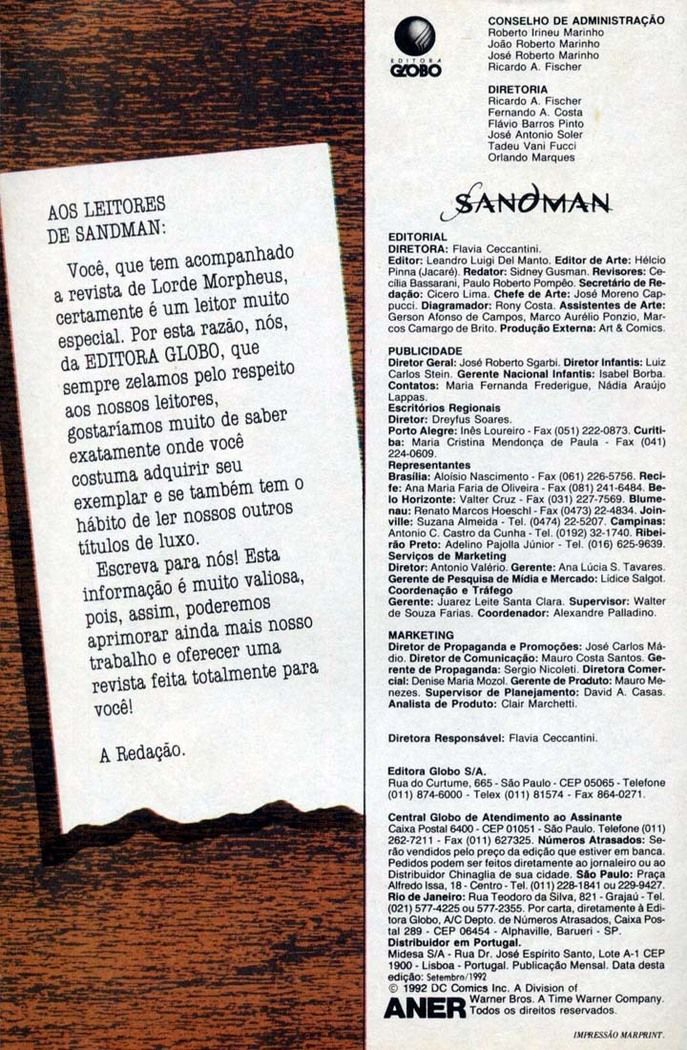 Read Sandman (pt) Manga Online