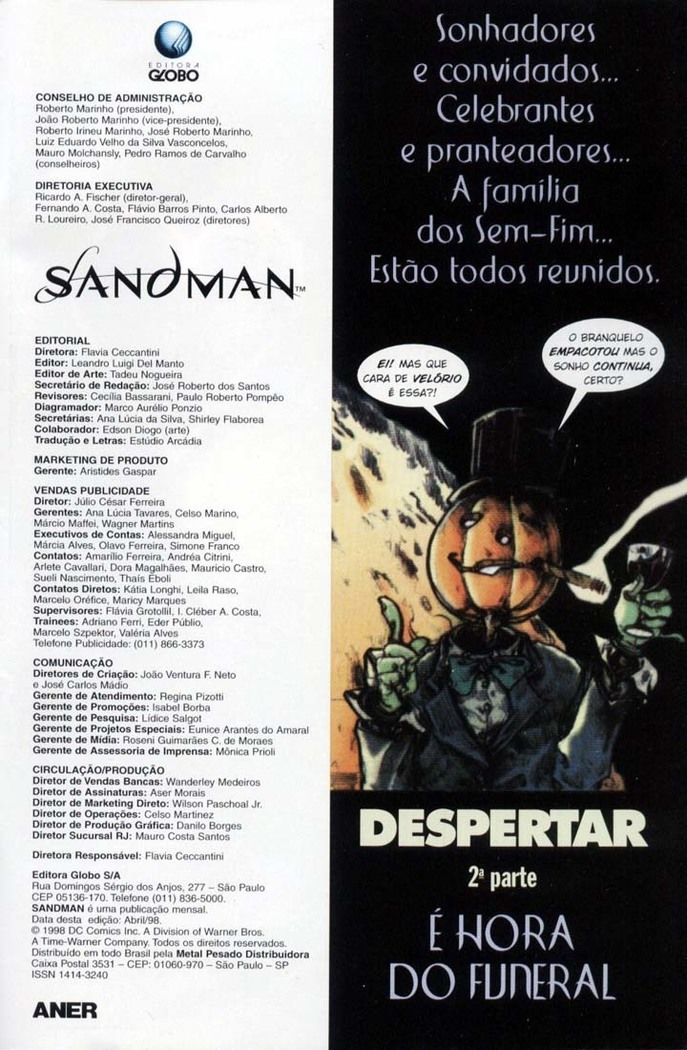 Read Sandman (pt) Manga Online