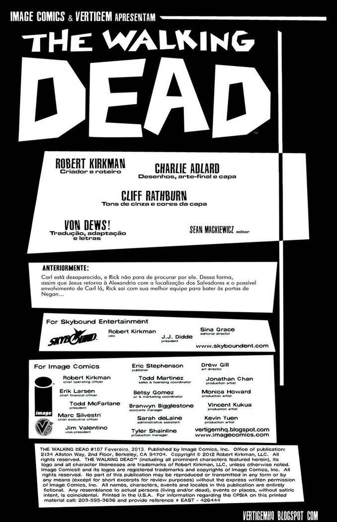 Read The Walking Dead (pt) Manga Online