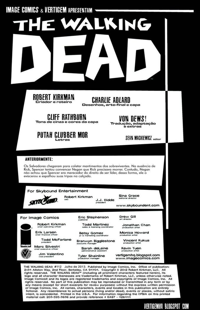 Read The Walking Dead (pt) Manga Online