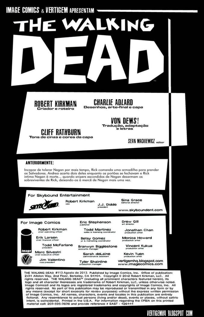 Read The Walking Dead (pt) Manga Online