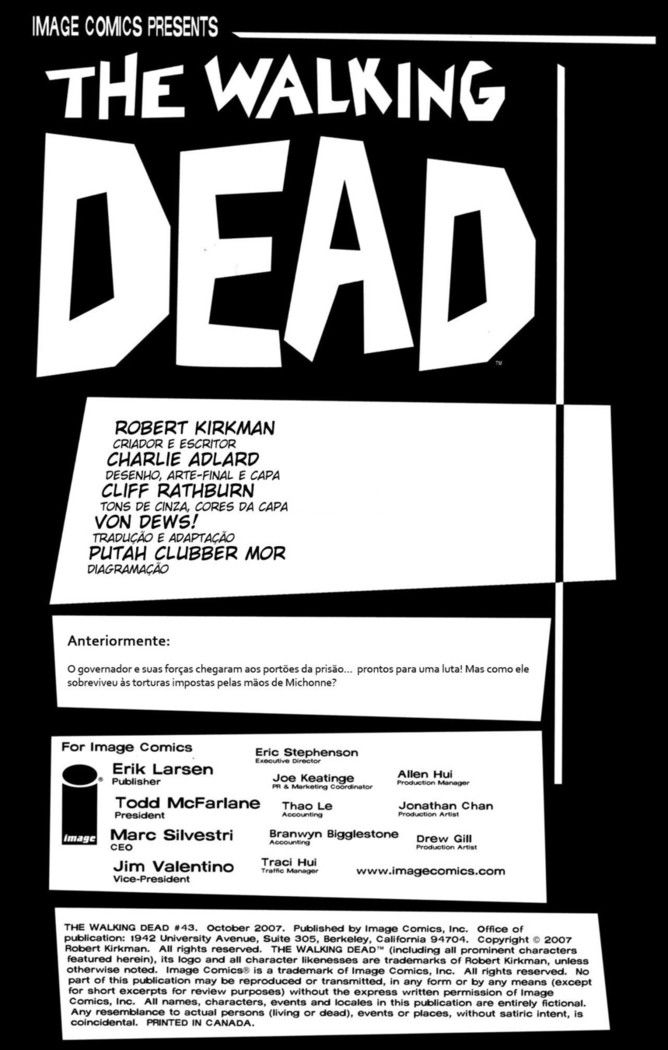 Read The Walking Dead (pt) Manga Online