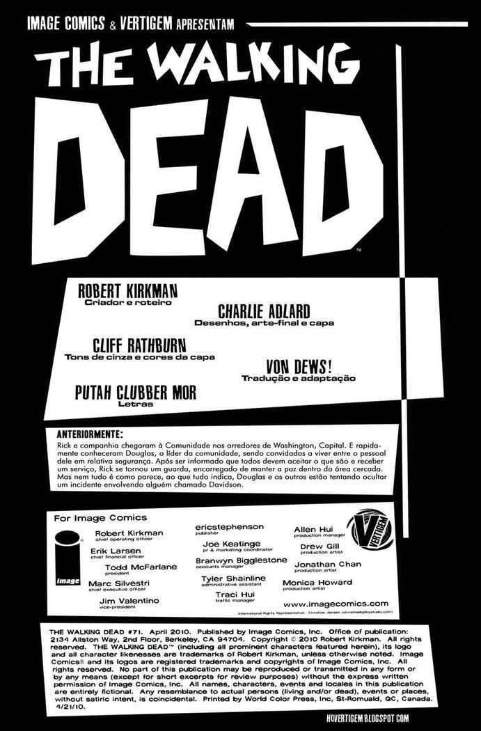 Read The Walking Dead (pt) Manga Online