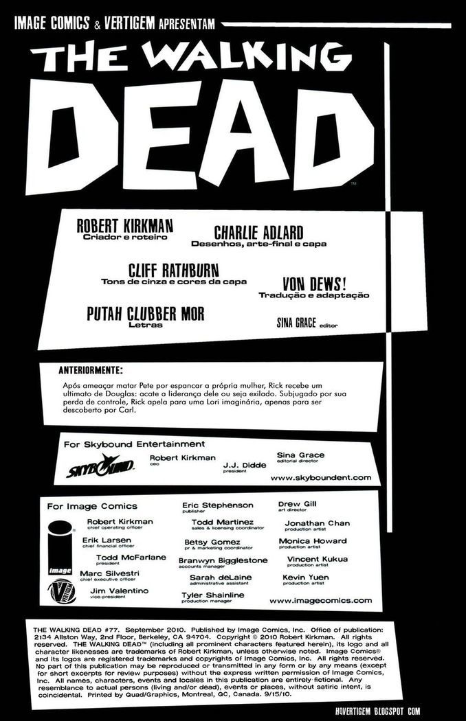 Read The Walking Dead (pt) Manga Online