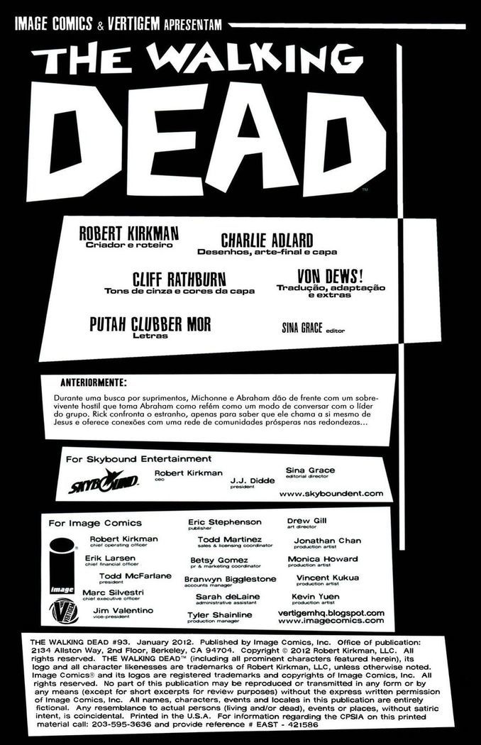 Read The Walking Dead (pt) Manga Online