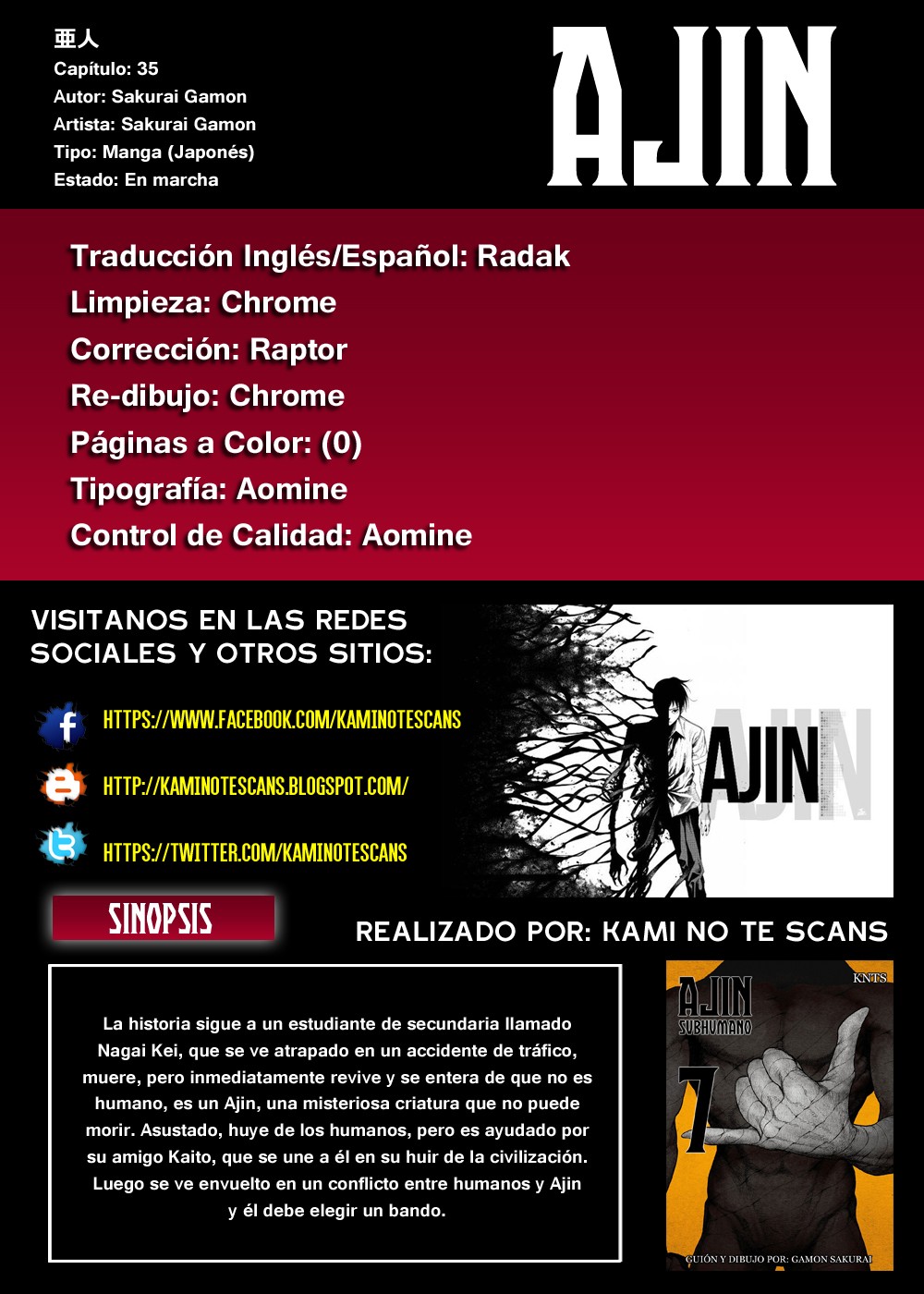 Read Ajin (es) Manga Online