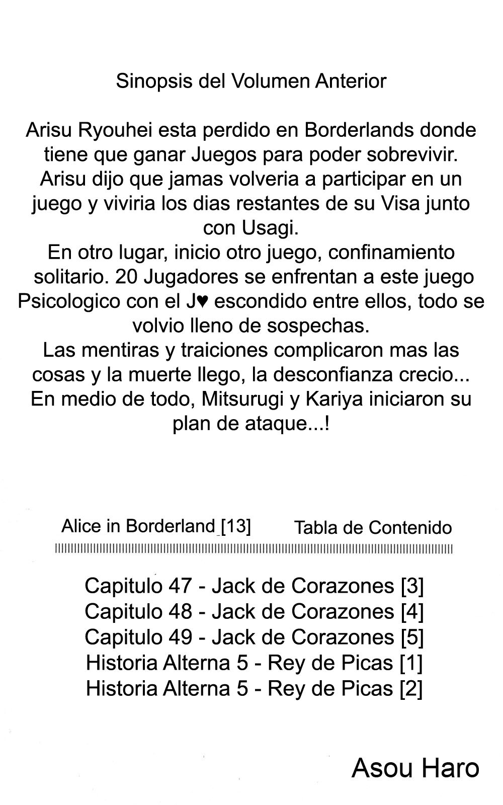 Read Alice in Borderland (es) Manga Online