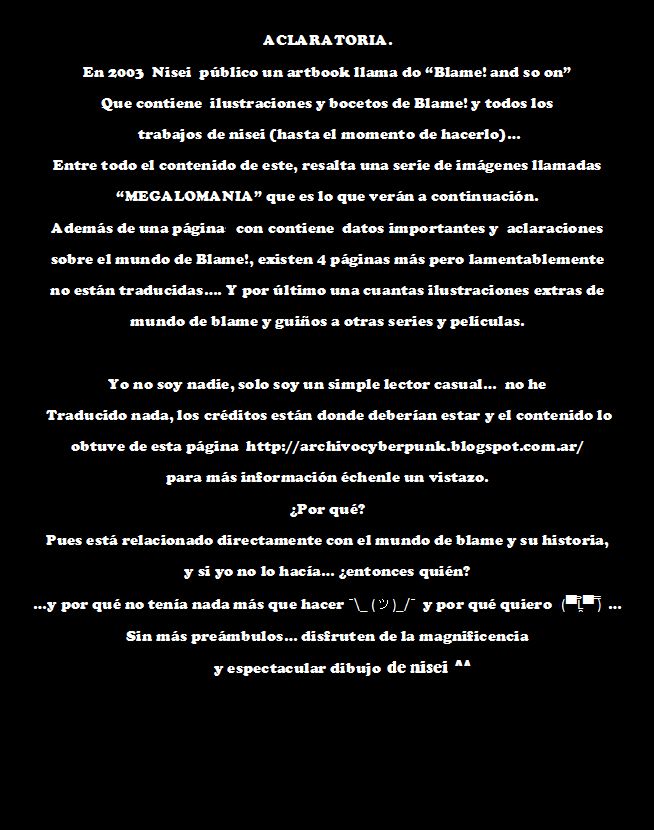 Read BLAME! (es) Manga Online