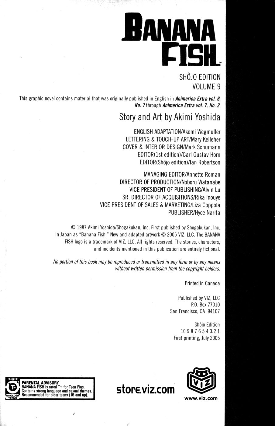 Read Banana Fish (es) Manga Online